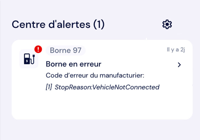 Cleo alerte borne en erreur fr