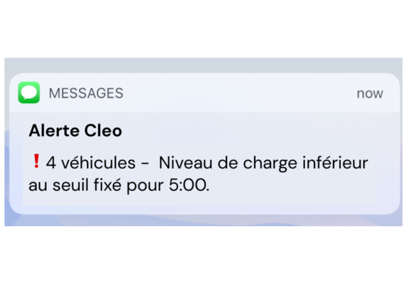 Cleo alerte recharge vehicule fr