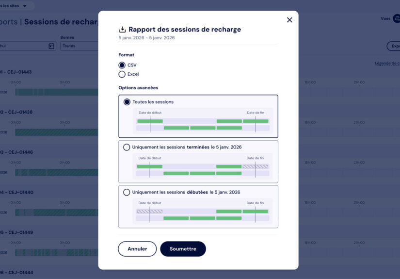 Cleo export des données fr
