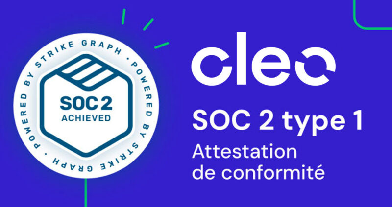 Soc 2 type 1 certified Cleo