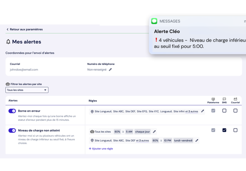 Centre des alertesnotification fr