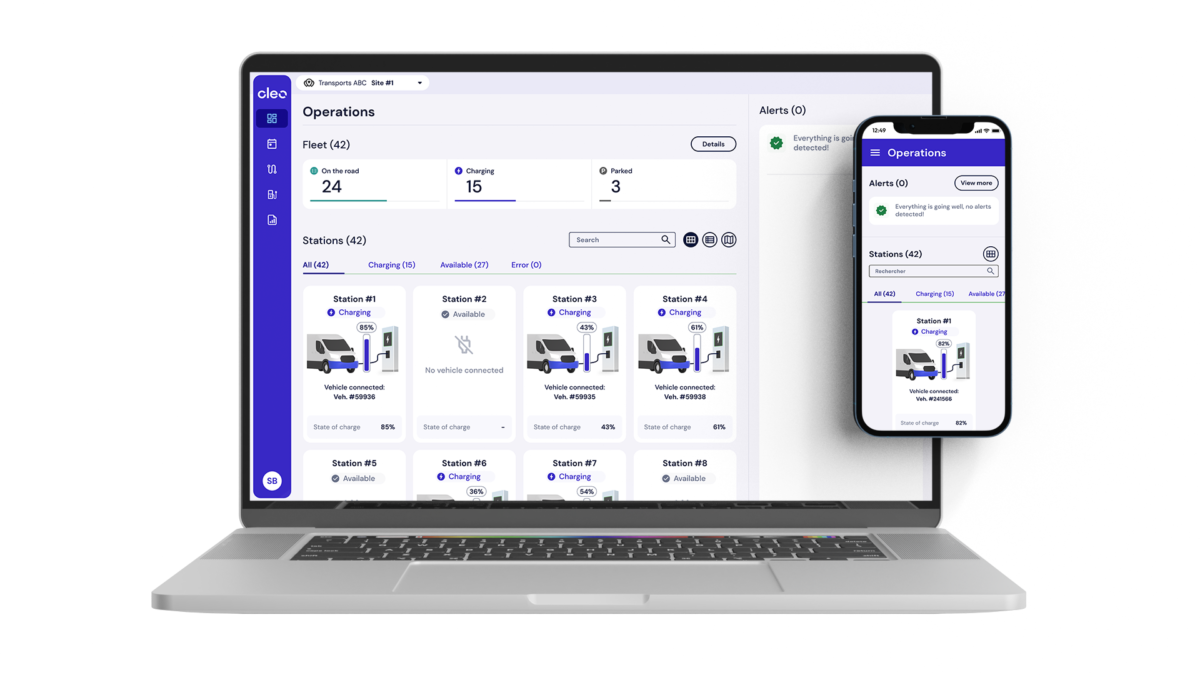Plateforme Cleo responsive en