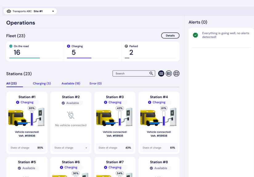 Operations center School buses EN Cleo