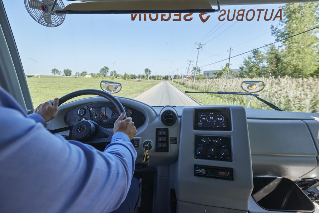 Driver of an EV truck